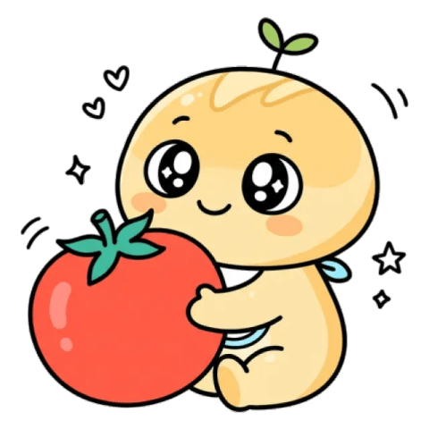 トマトをかかえた、パンのからだをした赤ちゃんのようなキャラクター「横浜青葉パンパン」